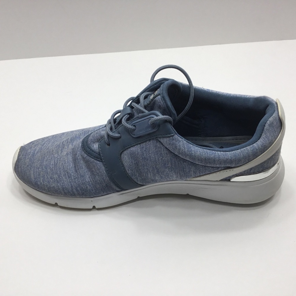 Michael Kors Blue Sneakers for Women, Leather Accents, Silver Logo, 8M EUC - Picture 2 of 9